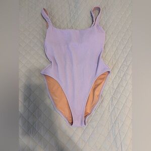 J CREW Lavender One-Piece Swimsuit